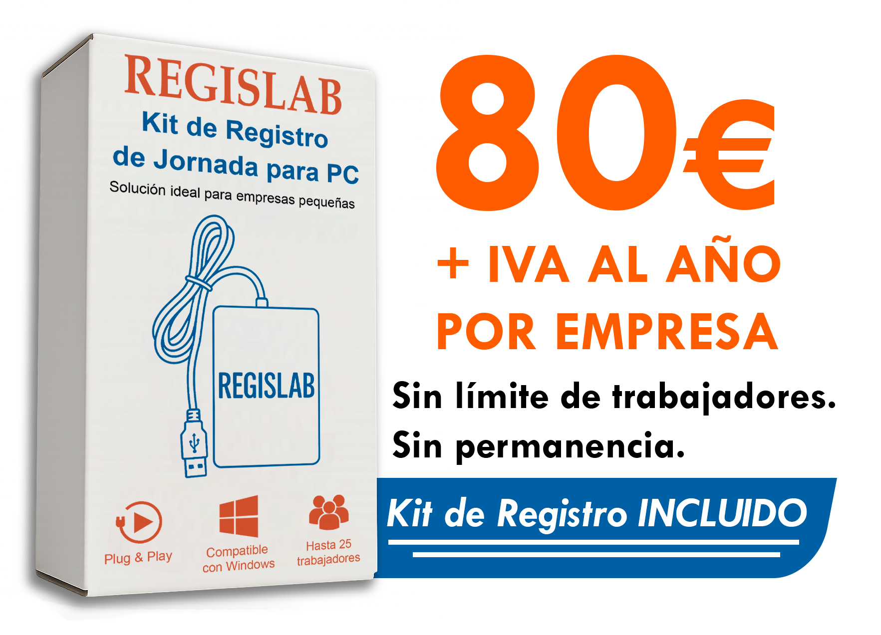 Kit de Registro de Jornada para PC
